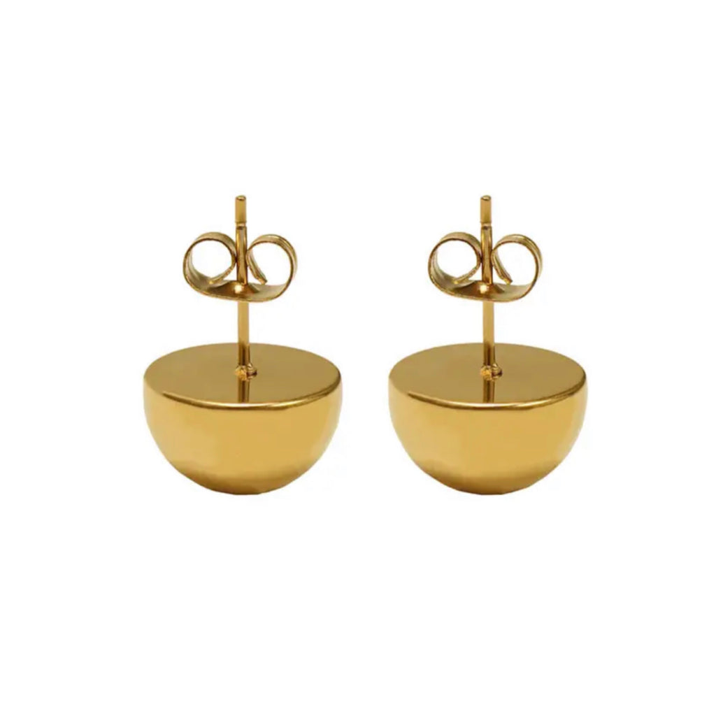 14K Yellow Gold Half Round Hoop Earrings – Long's Jewelers